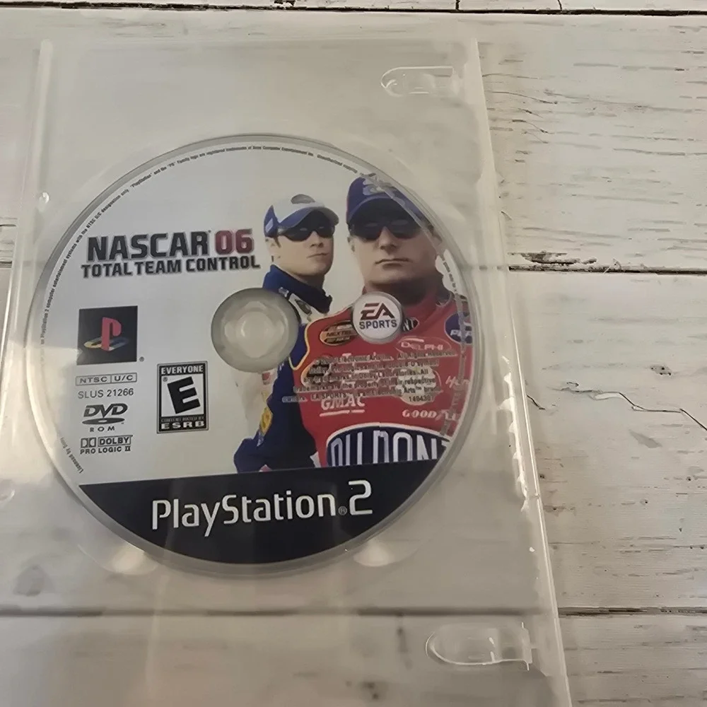 NASCAR 06 Total Team Control Sony PlayStation 2 PS2 Game Disc SLUS 21266 Racing